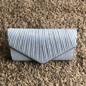 Sliver clutch purse